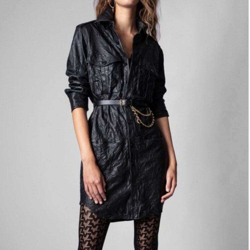 Zadig and Voltaire Rack Cuir Froisse
